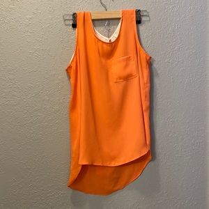 Olive & Oak XS orange tank top blouse